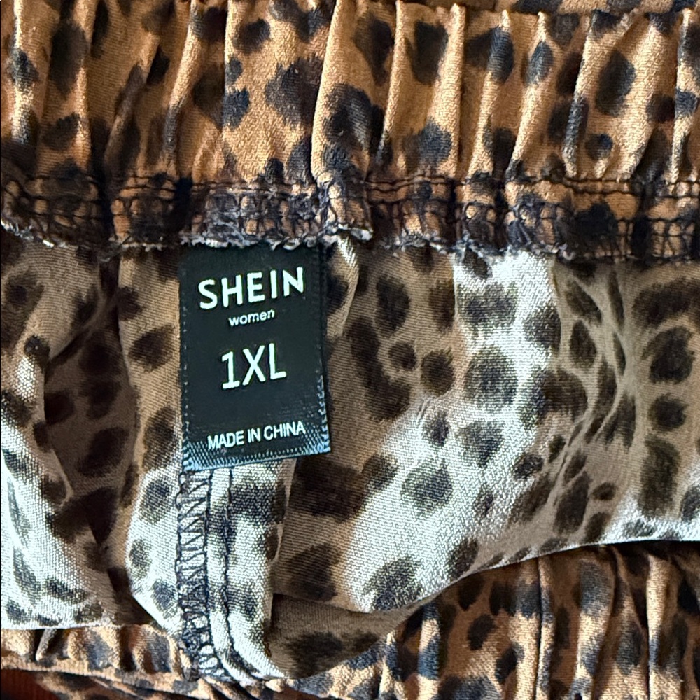 SHEIN Brown Leopard Print Maxi Skirt - Picture 6 of 9